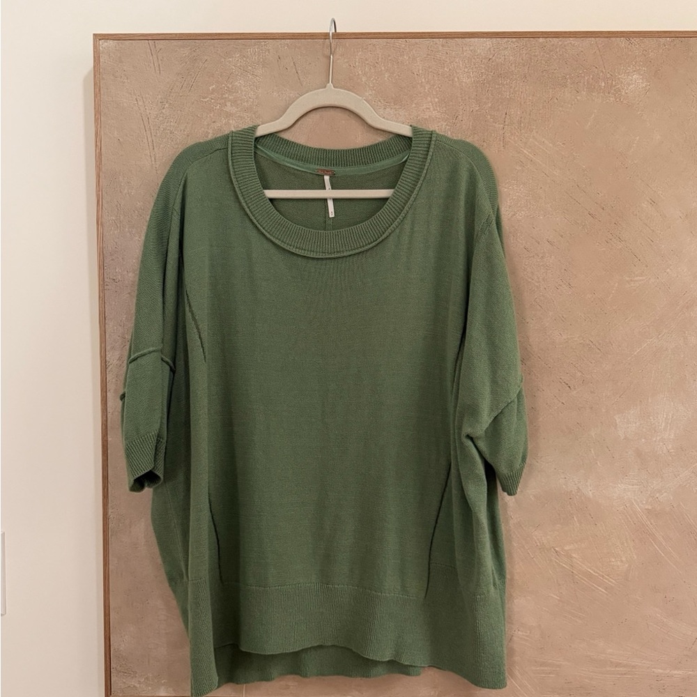 Free People Sage Knit Sweater